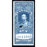 FSC13, van Dam, 10c, Used, Federal Supreme Court, 1915 George V, Canada