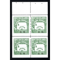 BCT41, MNH, NGAI, 1946, green, "LL", Scarce, fresh, BC Telephone Franks, Canada