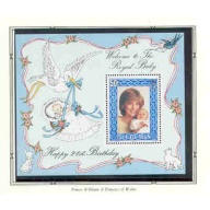 Isle of Man Sc 223 1982 Royal Baby & Princess Diana stamp sheet mint NH