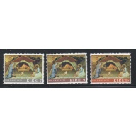 Ireland Sc 408-410 1976 Christmas stamp set mint NH