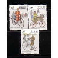 Ireland Sc 824-826 1991 Bicycles stamp set mint NH