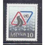 Latvia Sc 392 1995 Traffic Safety stamp mint NH