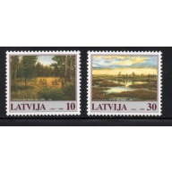 Latvia Sc 464-465 1998 Nature Preserves stamp set mint NH