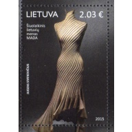 LIthuania Scott 1056 2015 Gown by Statkevicius stamp mint NH