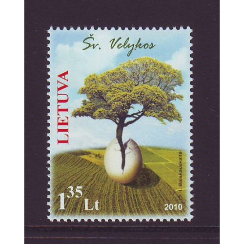 Lithuania Sc 914 2010 Easter stamp mint NH