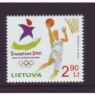 Lithuania Sc 922 2010 Youth Olympics stamp mint NH