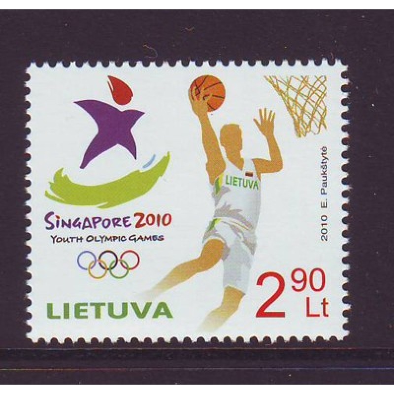 Lithuania Sc 922 2010 Youth Olympics stamp mint NH