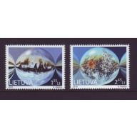 Lithuania Sc 928-929 2010 Christmas & New Years stamp set mint NH