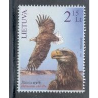 Lithuania Sc 954 2011 White Tailed Eagle stamp mint NH