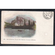 Colour PC Mount Rundle, Banff Hot Springs Canadian Rockies used 1906