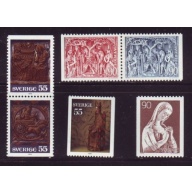 Sweden Sc 1143-1148 1975 Christmas stamp set mint NH