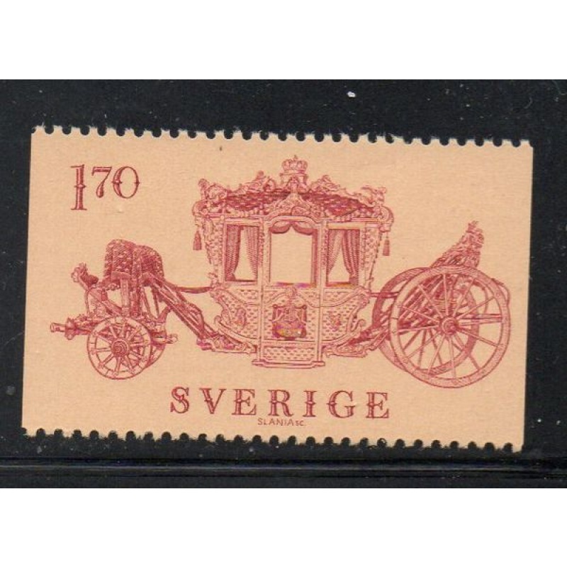 Sweden Sc 1258 1978 Coronation Coach stamp mint NH