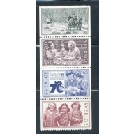 Sweden Sc  1415-1418 1982 Living Together stamp set mint NH