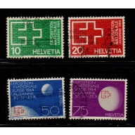 Switzerland Sc 430-433 1963 National Exhibition stamp set used