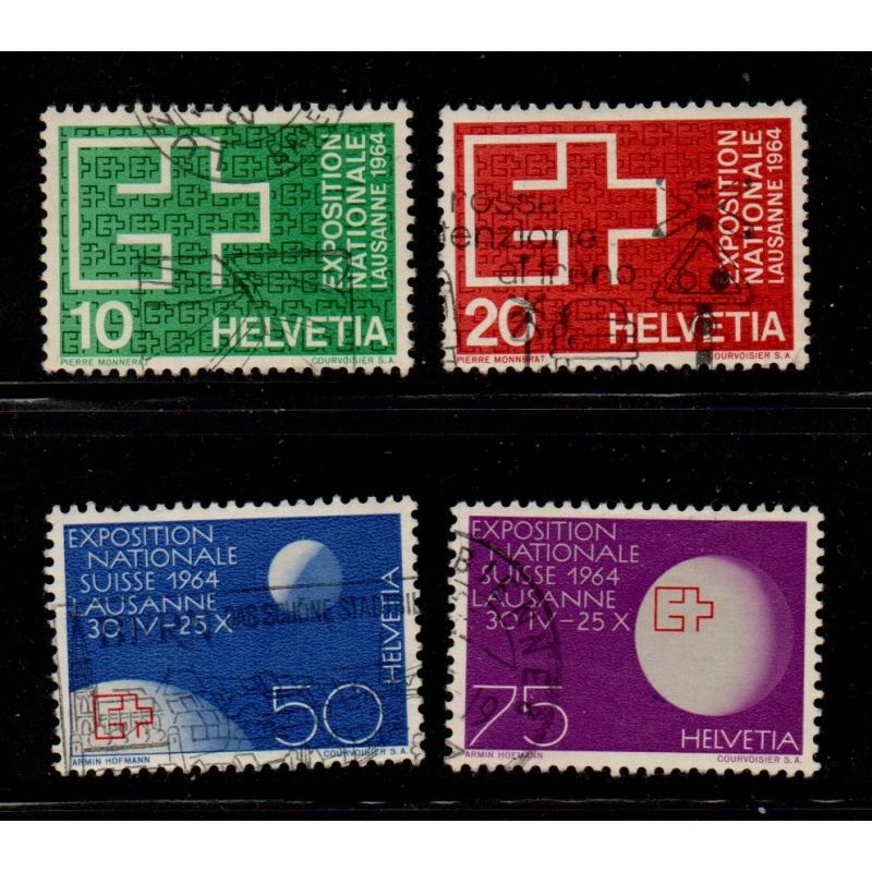 Switzerland Sc 430-433 1963 National Exhibition stamp set used