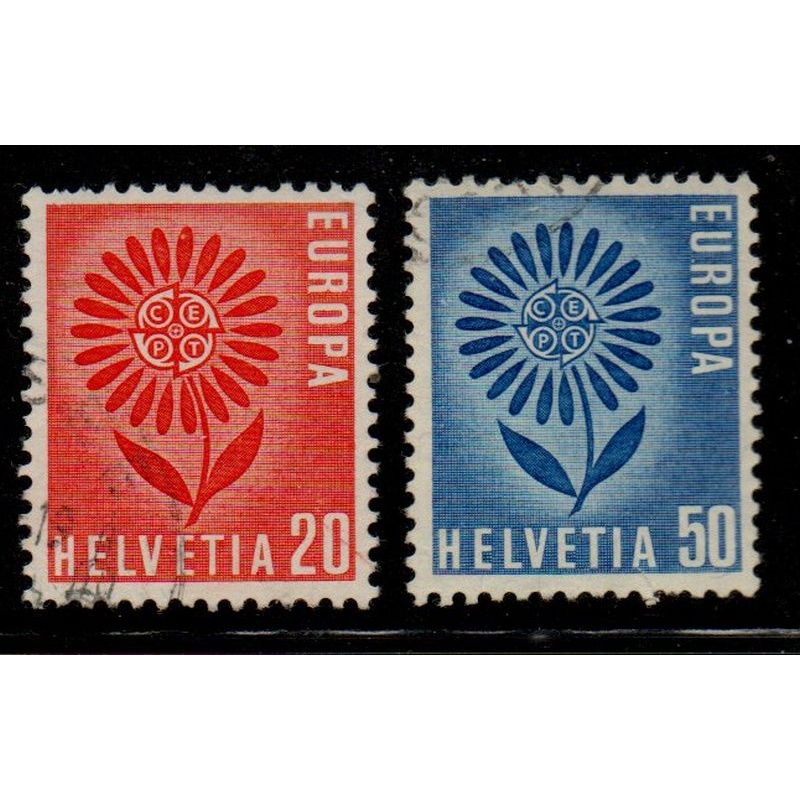 Switzerland Sc 438-439 1964 Europa stamp set used