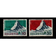 Switzerland Sc 467-468 1965 Year of the Alps stamp set used