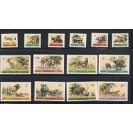 Tanzania Sc 161-174 1980 Animals long stamp set mint NH