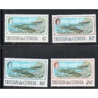 Tristan da Cunha Sc 104-107 1967 Calshot Harbour stamp set mint NH