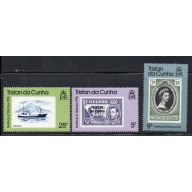 Tristan da Cunha Sc 206-208 1976 Festival of Stamps stamp set mint NH